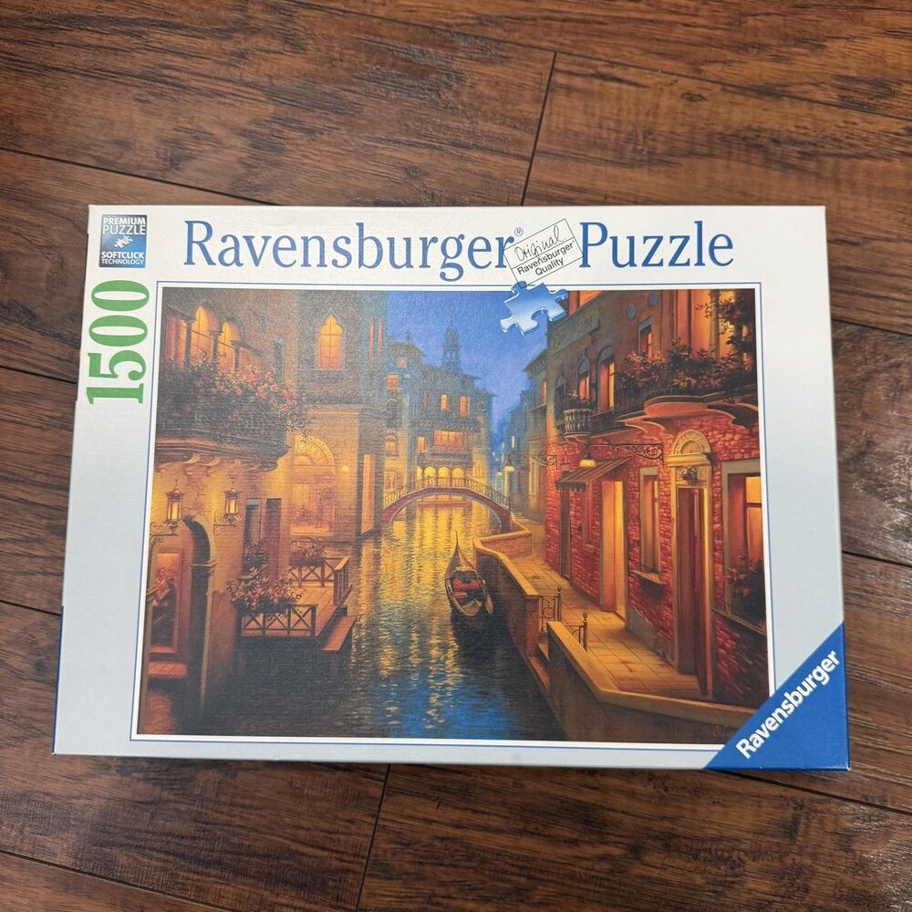 Ravensburger Puzzle #163083 "Waters of Venice" 1500 Piece Puzzle, complete